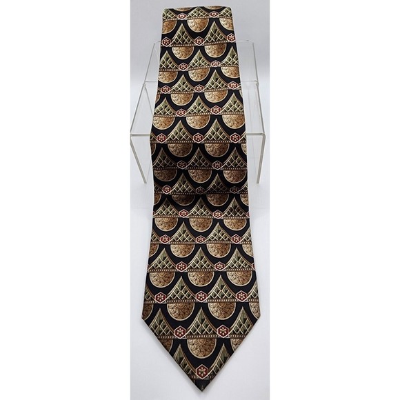 Keith Daniels Classic Apron Style 100% Silk Necktie - Picture 1 of 5